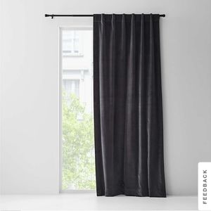 3 Crate and Barrel Velvet Curtains